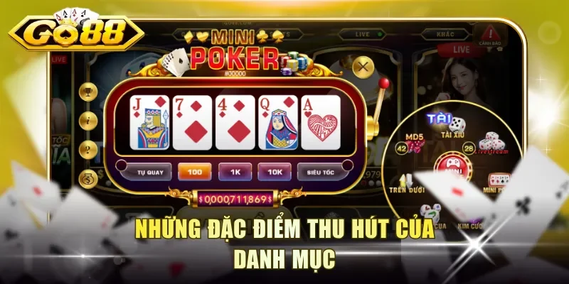 Những đặc điểm thu hút của danh mục